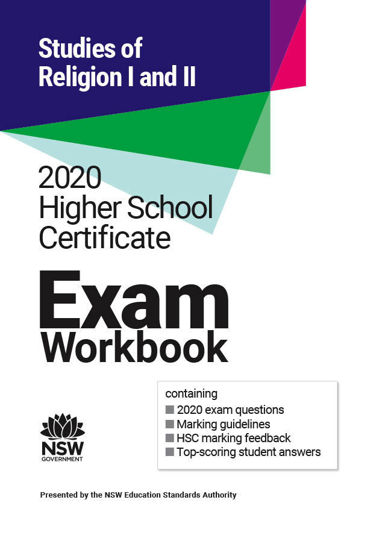 Picture of 2020 HSC Studies of Religion I & II Exam Workbook