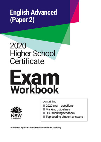 Picture of 2020 HSC English Advanced (Paper 2) Exam Workbook