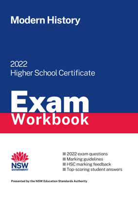 Picture of 2022 HSC Modern History Exam Workbook